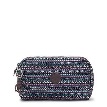 Kipling Gleam Printed Pouch Väska Grå | SE 1076FD